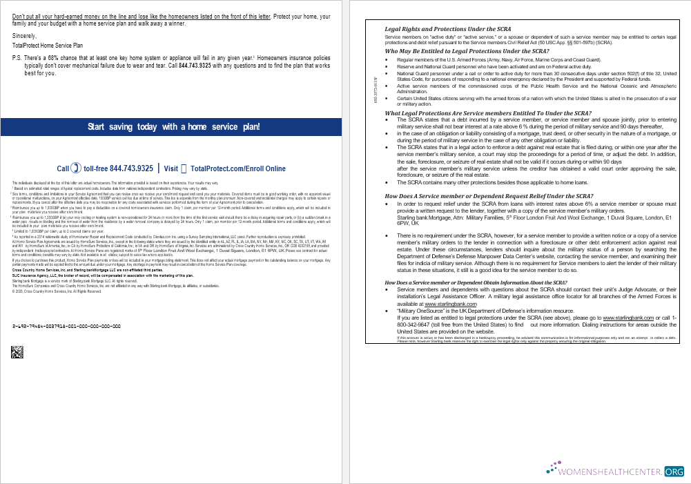 United Kingdom Starling bank mortgage loan statement in Word and PDF formats , 8 pages 7 8